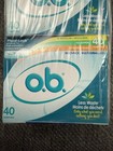 3 New Boxes O b  Multi Pack Tampons 40 Count Each Box