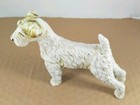 Vintage Bisque Porcelain Airedale Terrier Dog Figurine 4 5  T 5  Long