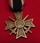 German Medal - War Merit Cross Second  Class 1957 Bundesrepublik Pattern