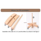 Drop Spindle Hand Spinner Tool Multifunctional Turkish Wooden Drop Spindle 