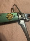 Vintage Girl Scouts Pocket Knife Multi-tool     Green Handle     Collectible Scout