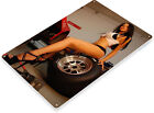 Tin Sign Pit Stopper Metal D  cor Wall Art Pin-up Garage Shop Bar Cave A570