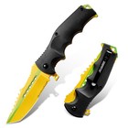 8 spring Assisted Tactical Pocket Knife Folding Survival Hunting Knife With Clip