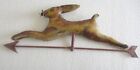 Running Rabbit Weather Vane Carrot In Mouth