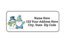 30 Snowman Gnome Christmas Personalized Return Address Labels 1 In X 2 625 In
