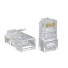 100pcs Rj45 Modular Plugs 8p8c Ethernet Cable Connector Cat5e Cat6 End Plug
