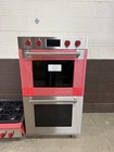 Wolf 48  Range Top Srt486g And 30   Professional Double Wall Oven M Series Set