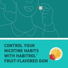 Habitrol Nicotine Gum - 2 Mg  Fruit Flavor  150 Count - Reduces Cravings   Helps
