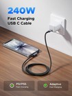 Ugreen 240w Usb C To C Cable  90-degree Right Angle  Pd 3 1 Fast 3 3ft 