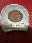 1950-d Keep Me And Never Go Broke Good Luck Encased Cent Penny Keychain Fob Tag
