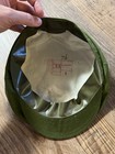 Vintage Chinese Communist Mao Miltary Red Star Hat With Pins Green