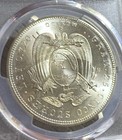 1943 Ecuador Lima Sucre Silver Coin Pcgs  Ms64