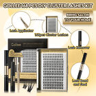 Gollee Diy Eyelash Extension Kit 168pcs Lash Clusters Kit 0 07 D Curl 8-16mm Mix