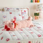 Poodle Kids  Long Weighted Plush Throw Pillow Peach - Pillowfort