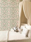 Peel And Stick Wallpaper Pink Floral Damask 17 3  X 78 7  