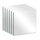 6pcs Glass Wall Mirror Tiles 6 X 6 X 0 08   Thick Square Mirror 6  X 6  1