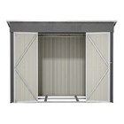 4 x8  Metal Outdoor Storage Shed Heavy Duty Large Garden Tool Shed W floor Kit