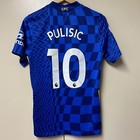 Chelsea Fc Soccer Jersey Men Small Nike Christian Pulisic  10 21 22 Home Blue