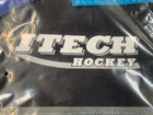 Itech  Bg 1800s Hockey Bag  34x15x14 Equipment Gear Carry Duffle Black Blue Grey