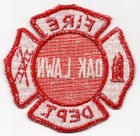 Patch Oak Lawn  cook County  Il C1970 Fire Department 3 5 