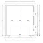 Double Car   2 Car Garage Plan   Architectural Blueprints - 24 X 26