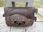 Antique Wood Burning Stove Door Estate Oak N0 140 1903  Yard Art Garden Art