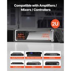 Uimoso 2u Rackmount Flight Case With 10 24 In Depth   Mic Storage