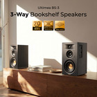 Ultimea Bs-3 3-way Bookshelf Speakers With 5 25   Woofer  70w Rms  Hdmi Arc  App