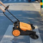 41   Walk-behind Sweeper Street Floor Road Sweeping Floor Cleaner Hand Push