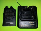 Motorola Minitor Iv Voice Pager Vhf  With Stored Voice With Charger