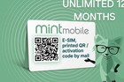 Mint Mobile Esim - 12-month Unlimited Data Talk Text - 1 Year Prepaid Plan