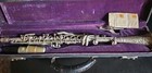 Vtg Supertone Metal Clarinet  Usa With Henry Selmer Mouthpiece Read