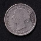 Canada 1893 10c Ten Cent Silver Coin Queen Victoria Obv 6  3  F t  925 Silver