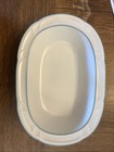 Country Ware Ashberry Pattern  Oval Bowl Stoneware 10 5 