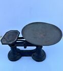 Vintage   To Weight 7lb   Cast Iron Balance Scale With Siddons Weights And Tray