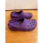 Crocs Classic Clog Purple Unisex M5 W7 Water Beach Vacation Garden Shoe Croslite