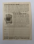 Ca  1915 Advertisement Handbill For Baseball Uniform By Sears Roebuck   Co  Il