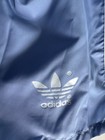 Vintage 80s Adidas Shorts Blue Running 3 Stripe Inseam Sprint Track Size M 32-34