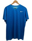 Nike Rafael Nadal 2011 French Open Winner Tierra Mens Size L Blue Tennis T-shirt