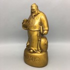 Chinese Antique Brass Carved Nice Figure Statue Collection Home Decoration Art