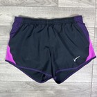 Lot Of 2 Women s Nike Dri-fit White   Black Athletic Running Shorts Sz S