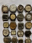 60vintage Scrap Watches Lot Mixed Brands No Bracelets Forparts Repair Watchmaker