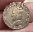 Honduras Km73 20 Centavos 1931 Low Mintage Silver