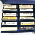 Vintage Lot Of 24 Assorted 8 Track Tape With Tape Carrying Case