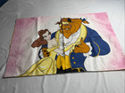Disney Beauty And The Beast Vintage 90s 3 Piece Twin Sheet Set Belle Pink