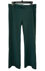 Betabrand Classic Dress Pant Yoga Pant Bootcut Size Large Green Pull On Dpyp