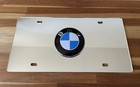 Mirrored Bmw License Plate Raised Emblem   6  X 12      