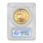 1927  20 Gold Saint Gaudens Pcgs Ms66 Pq Approved Double Eagle Gem Graded Coin