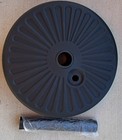 Round Fillable Plastic Patio Umbrella Base Stand 18    Diameter New