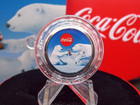 2023  1 Niue Holiday  coca-cola  6g  999 Fine Silver  bottle Cap  Box   Coa